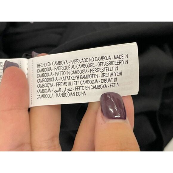 Zara Womens Long Dress Large Black Sequined Long Sleeve High Neck 4772/252 NWOT - Picture 12 of 16